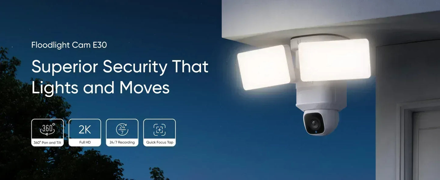 Eufy Floodlight Camera E30 Guards On Duty Security