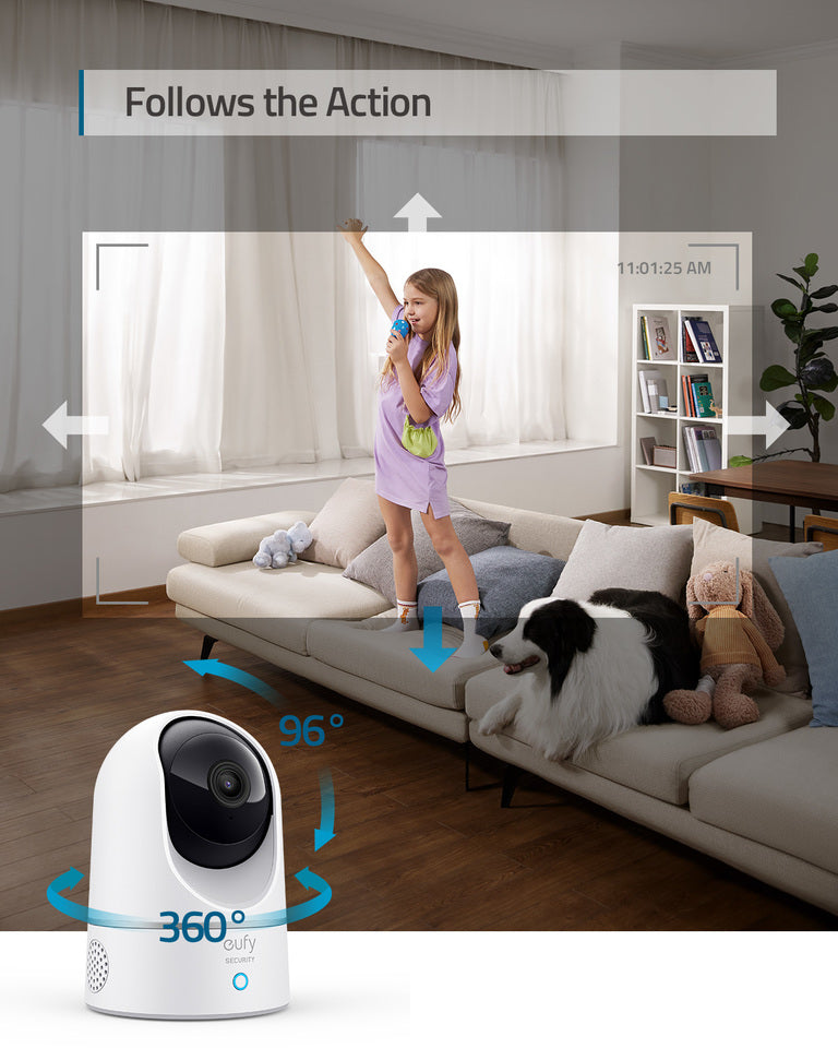 Eufy Indoor Cam 2K Pan & Tilt - Guards On Duty Shop