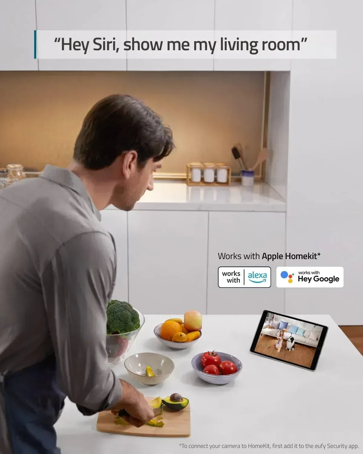 Eufy Indoor Cam 2K Pan&Tilt + Micro SD 32GB - Bundle Guards On Duty Security