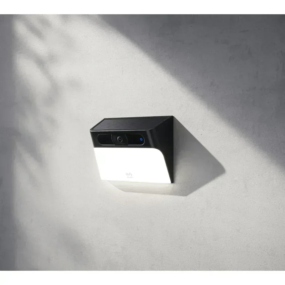 Eufy Security Solar-Powered 2K Wall Light Camera (Special) Guards On Duty Security