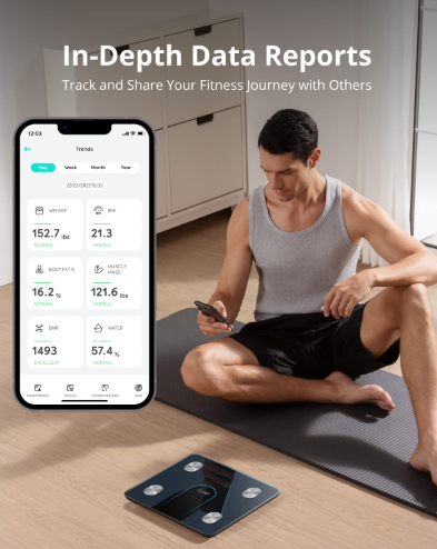Eufy Smart Scale P2 Pro - Black - Guards On Duty Shop