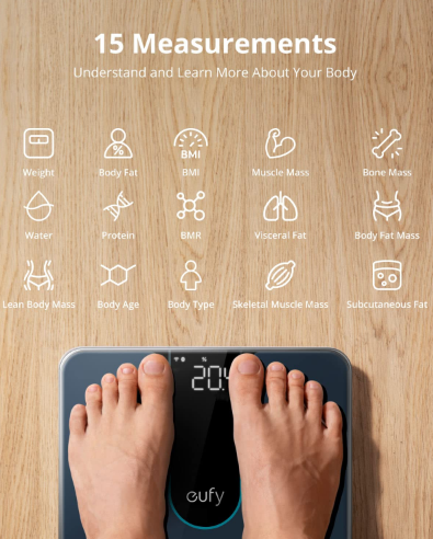 Eufy Smart Scale P2 Pro - Black - Guards On Duty Shop