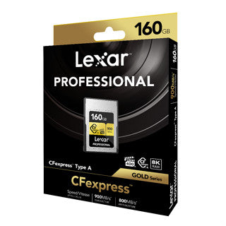 Lexar 160GB CF Express Type A - Gold Memory Card - Guards On Duty Shop