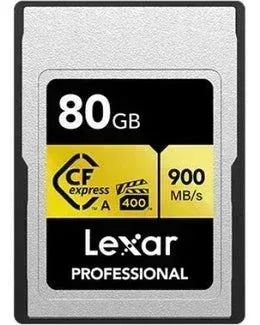 Lexar 80GB CF Express Type A - Gold Memory Card Guards On Duty Security