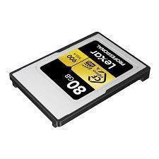 Lexar 80GB CF Express Type A - Gold Memory Card Guards On Duty Security