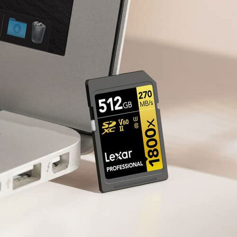 Lexar Professional 1800x UHS-II SDXC Memory Card 512GB (GOLD Series) - Guards On Duty Shop