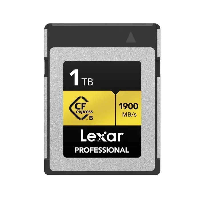 Lexar Professional 1Tb Gold CFexpress Type B Card Guards On Duty Security