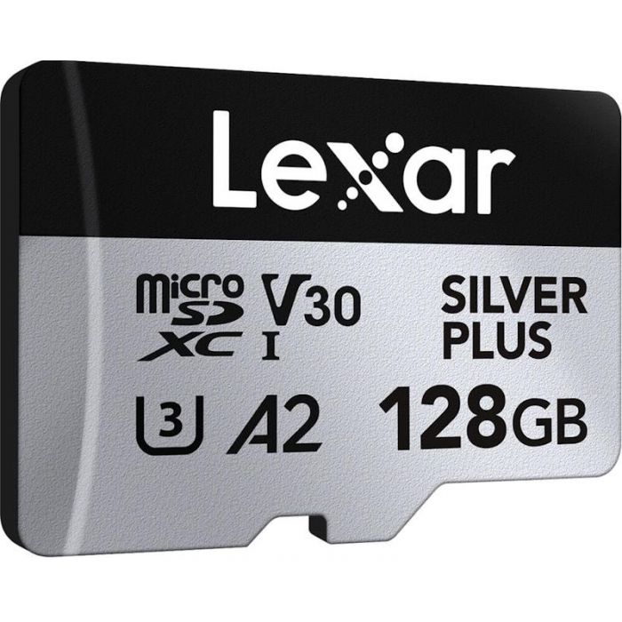 Lexar Professional SILVER PLUS UHS-I microSDXC Card - 128GB, 205MB/s