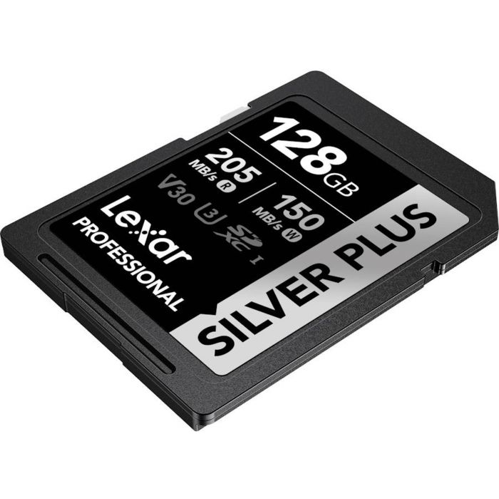 Lexar Professional Silver Plus UHS-I SDXC Memory Card - 128GB, 205mb/s - Guards On Duty Shop
