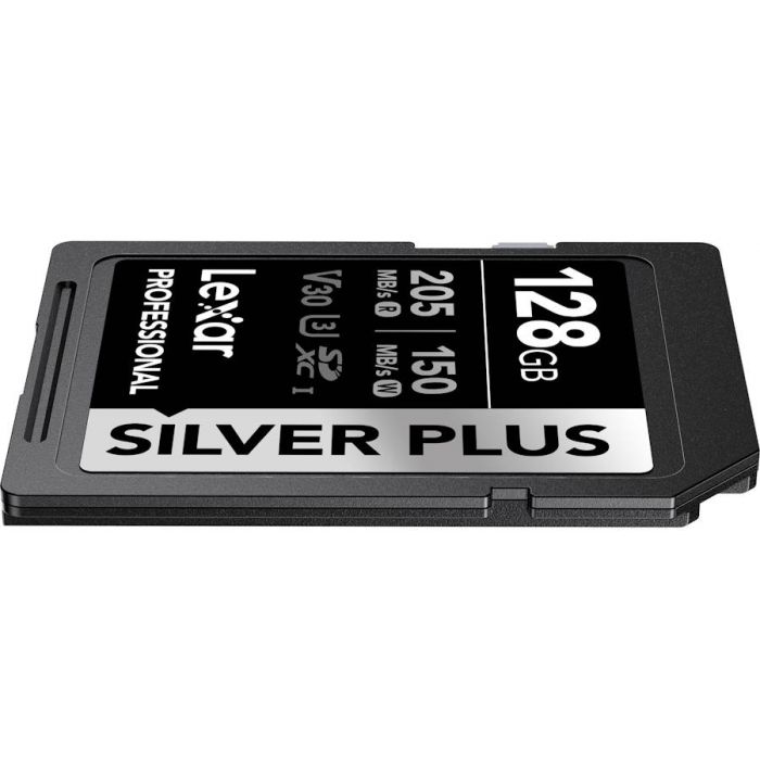 Lexar Professional Silver Plus UHS-I SDXC Memory Card - 128GB, 205mb/s - Guards On Duty Shop