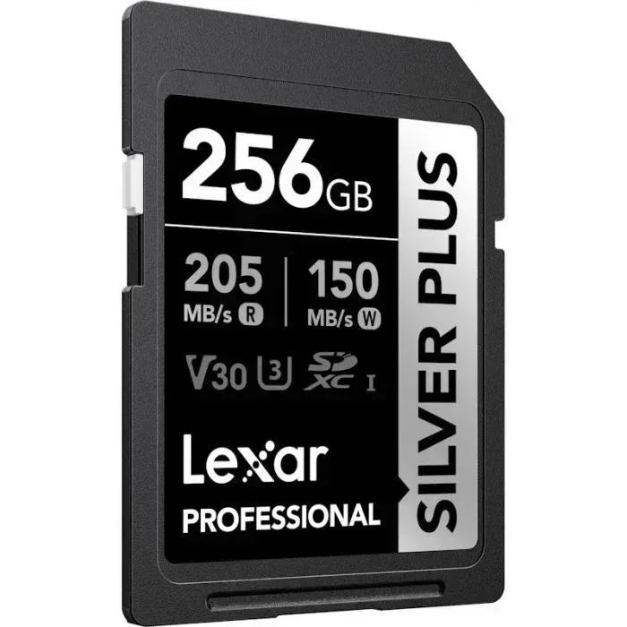 Lexar Professional Silver Plus UHS-I SDXC Memory Card - 256GB, 205MB/s Guards On Duty Security