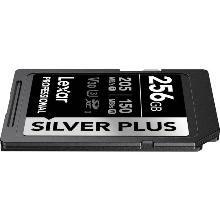 Lexar Professional Silver Plus UHS-I SDXC Memory Card - 256GB, 205MB/s - Guards On Duty Shop