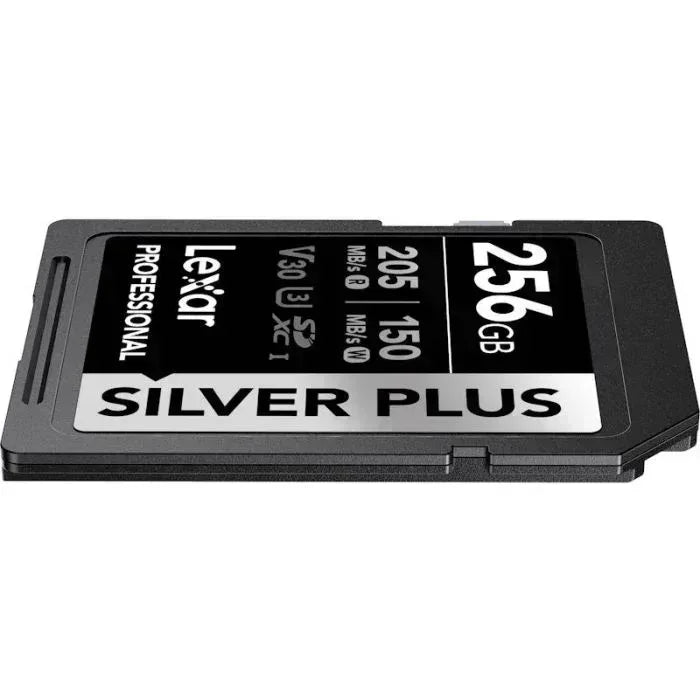 Lexar Professional Silver Plus UHS-I SDXC Memory Card - 256GB, 205MB/s Guards On Duty Security