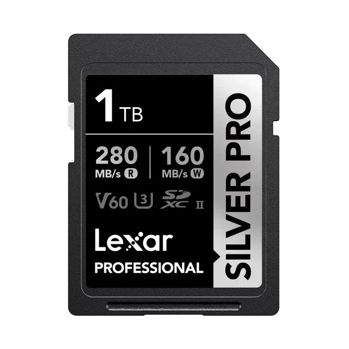 Lexar Professional SILVER PRO SDXC UHS-II Memory Card - 1TB, 280MB/s Guards On Duty Security