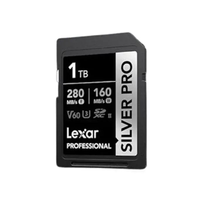 Lexar Professional SILVER PRO SDXC UHS-II Memory Card - 1TB, 280MB/s Guards On Duty Security