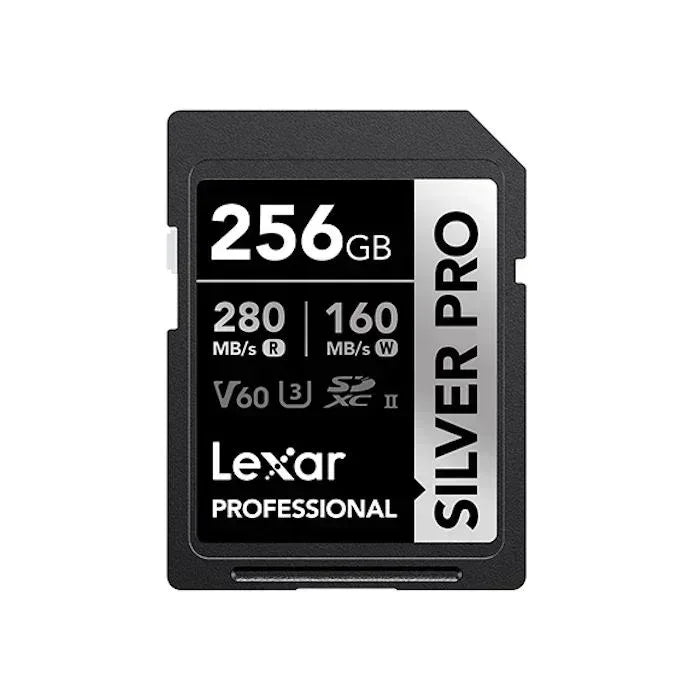 Lexar Professional SILVER PRO SDXC UHS-II Memory Card - 256GB, 280MB/s Guards On Duty Security