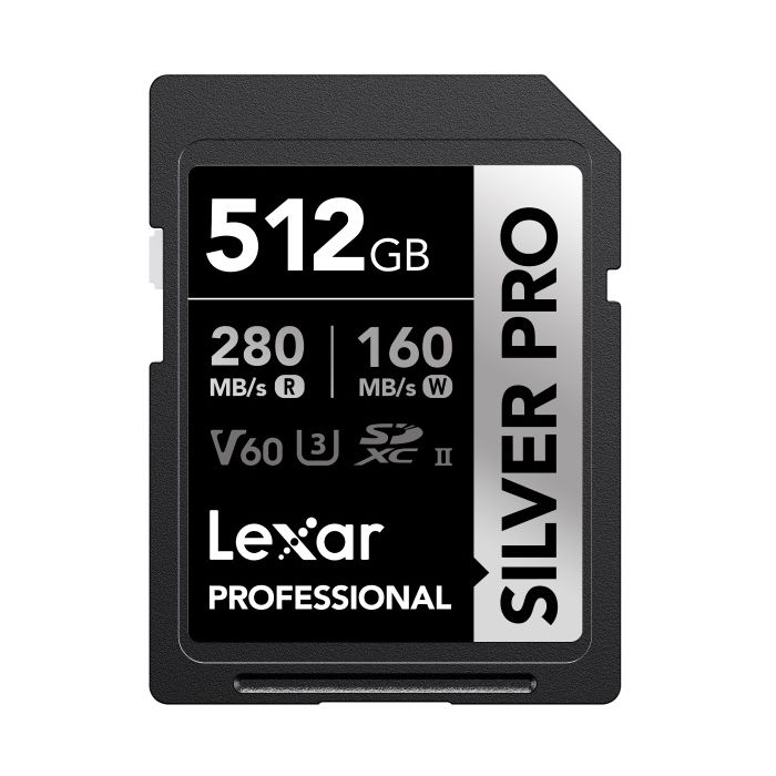 Lexar Professional SILVER PRO SDXC UHS-II Memory Card - 512GB, 280MB/s - Guards On Duty Shop