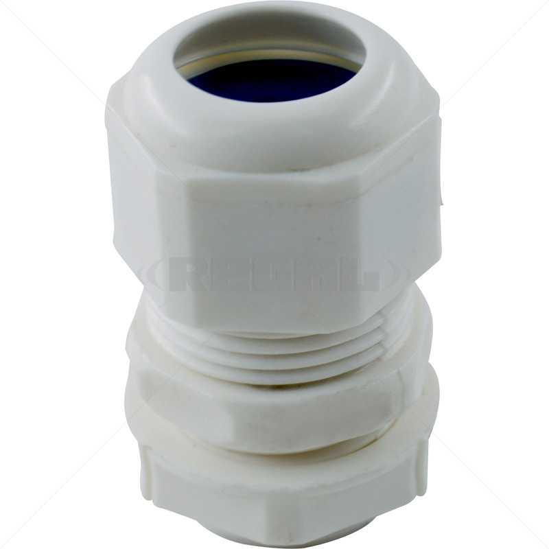 PVC Gland - '0' White