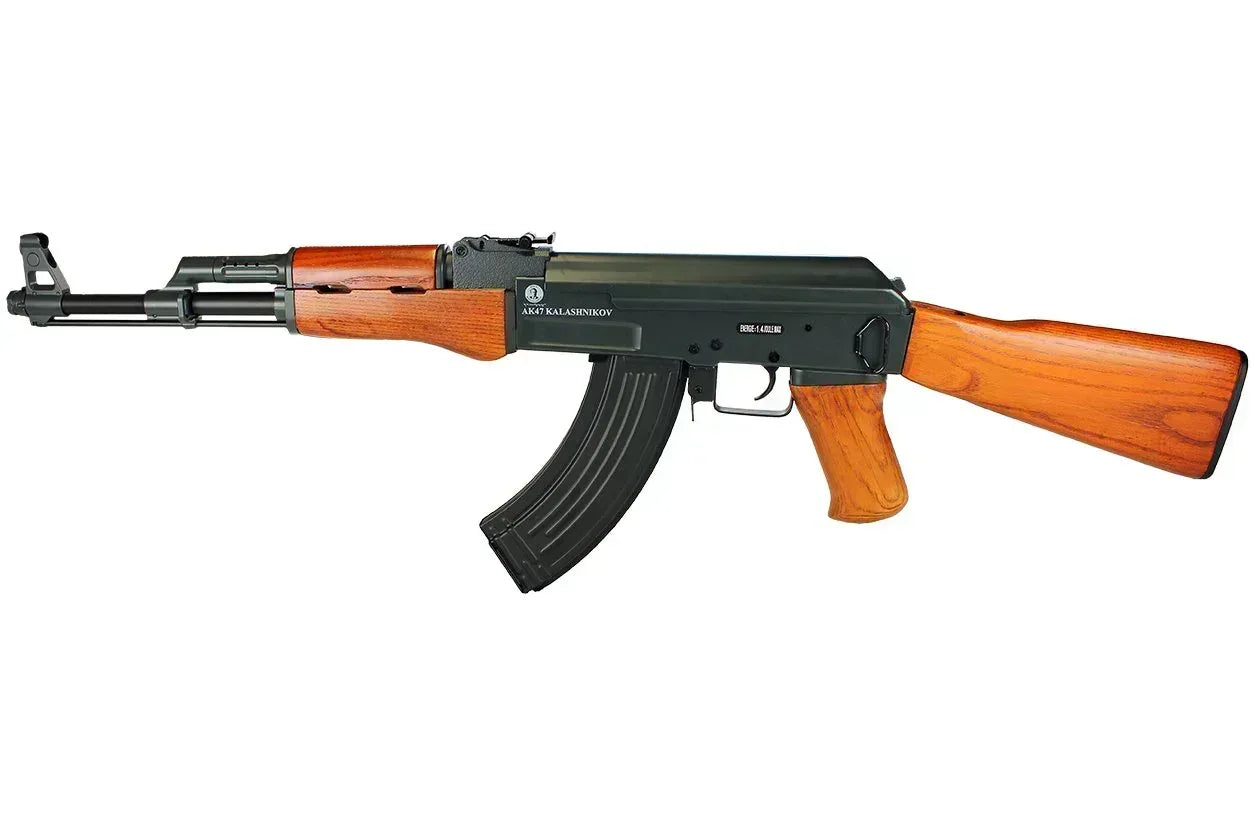 KALASHNIKOV AK47 AEG BLOWBACK METAL/WOOD 550 BBS - Guards On Duty Shop & Security Guards