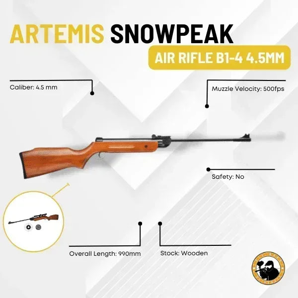SnowPeak B1 4 4.5mm Wood Guards On Duty Security