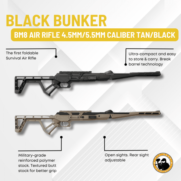 Bunker BM8 Air Rifle 4.5mm Tan - Guards On Duty Shop
