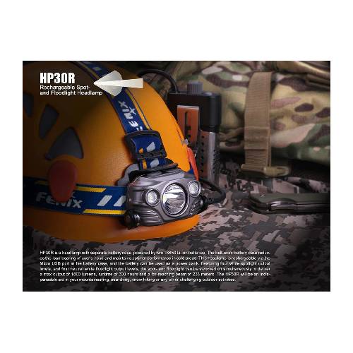 FENIX HP30R LED HEADLAMP BLK