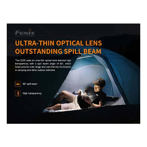 Fenix LD30 LED Flashlight (Battery Included)
