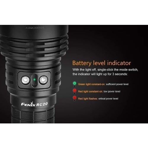 FENIX RC20 LED FLASHLIGHT(BLACK)
