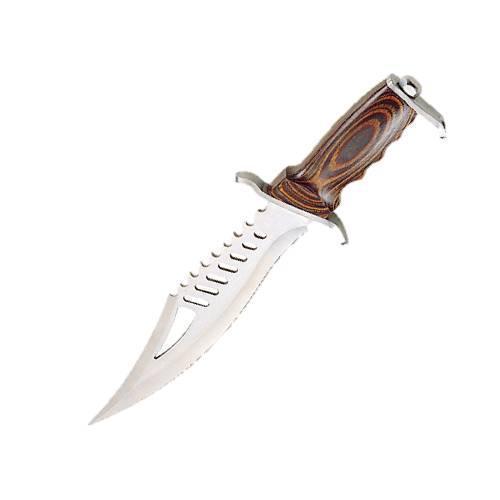 THE NAUTILUS KNIFE W/SHEATH PAKAWOOD HANDL - Guards On Duty Shop & Security Guards