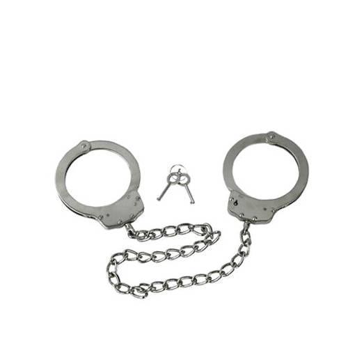 STEEL LEG IRONS NICKEL - Guards On Duty Shop & Security Guards