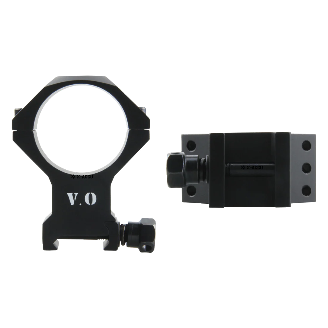 X-ACCU 35mm High Profile Scope Rings - Guards On Duty Shop