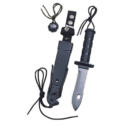 SURVIVAL EXPLORA KIT KNIFE OD METAL COLOR - Guards On Duty Shop