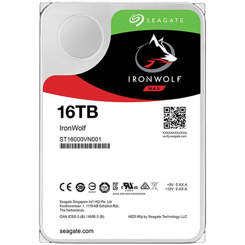 IronWolf NAS HDD 16TB SATA