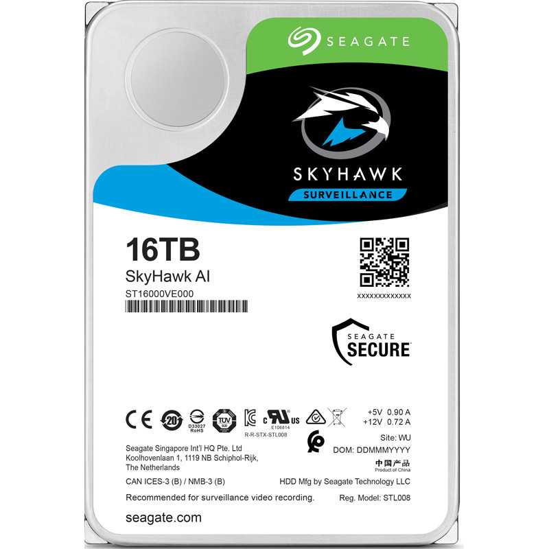 Skyhawk Surveillance AI HDD 16TB SATA