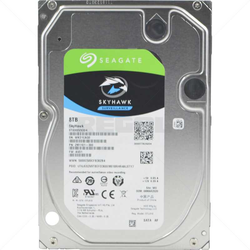 SkyHawk Surveillance AI HDD 8TB SATA