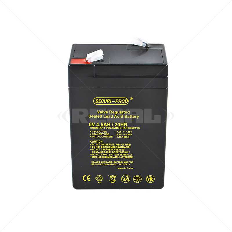 Battery - 6V 4.5Ah SLA