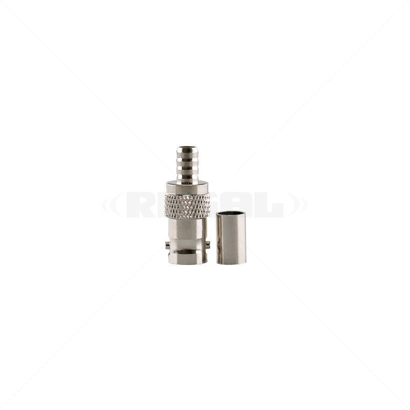 BNC Crimp Connector Female 6mm