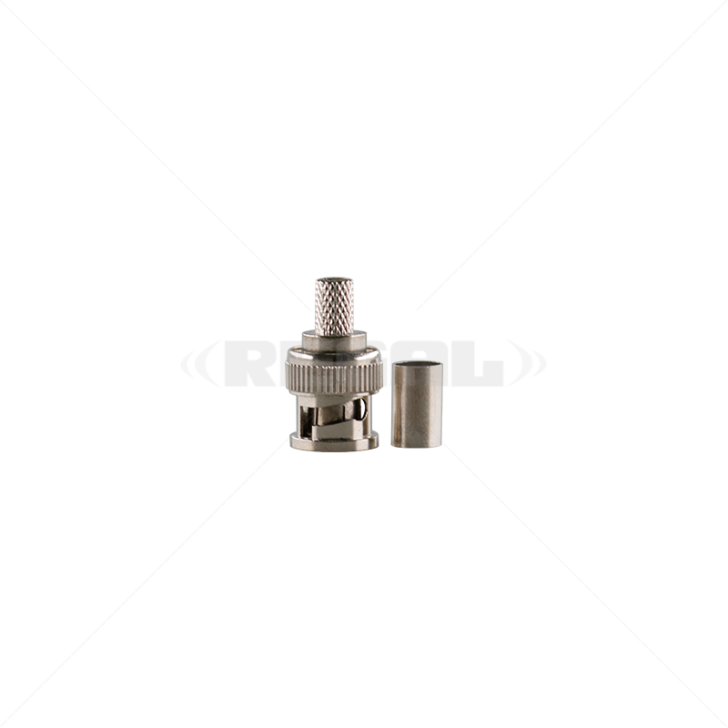 BNC Crimp Connector Male 6mm