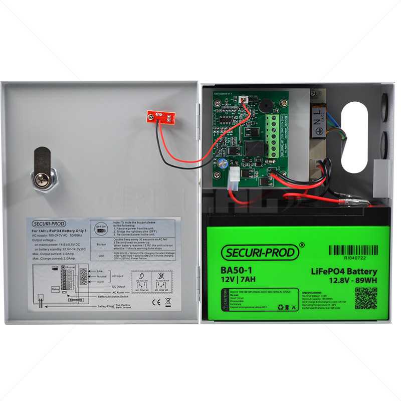 Securi-Prod Lithium Power Store 14.6V DC 3Amp
