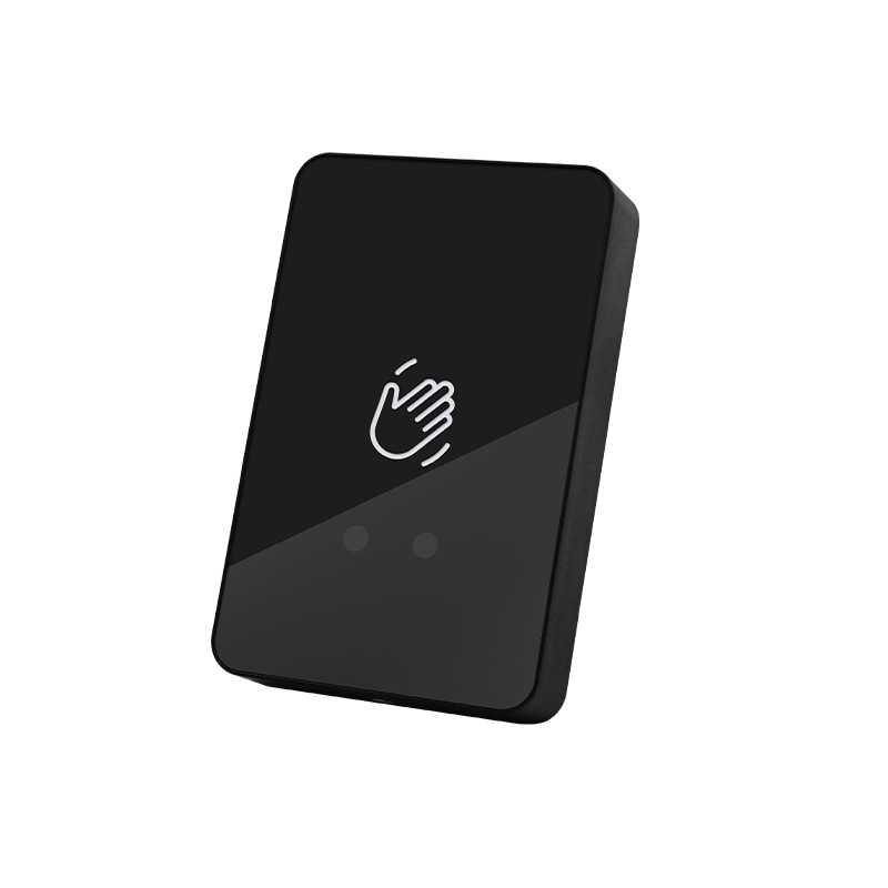 Securi-Prod Touchless Exit Button Surface Mount Black 12/24VDC N/O N/C