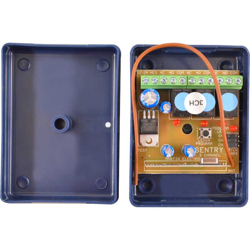 Sentry - 3 Channel Code Hopping RX S/Het 433