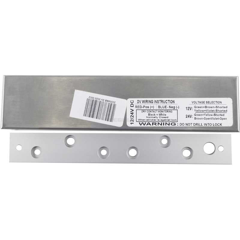 SEP Maglock Side Mount + QM Bracket (o RFID Tags or cards)