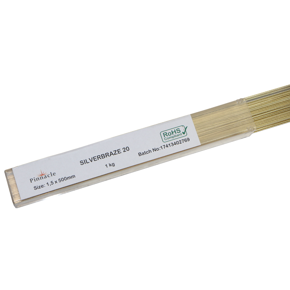 Pinnacle SILVERBRAZE Bare Silver Solder 1.5x500mm 1kg
