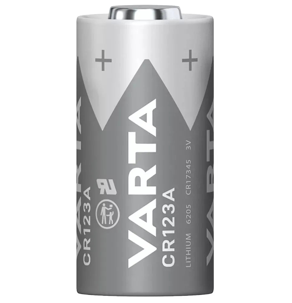 3V 1 500 mAh Lithiuim CR123 battery