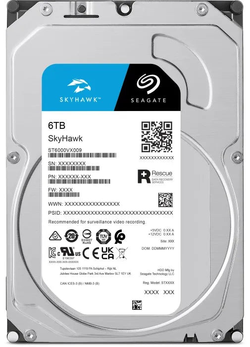 Seagate Skyhawk Surveillance 6TB 3.5" SATA Internal HDD