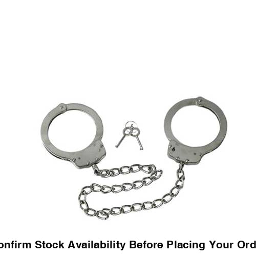 STEEL LEG IRONS NICKEL - Guards On Duty Shop