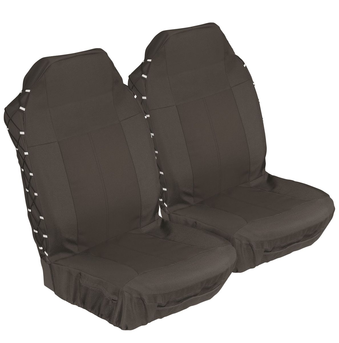 Stingray Explorer 2-Piece Front Seat Cover Set Black
