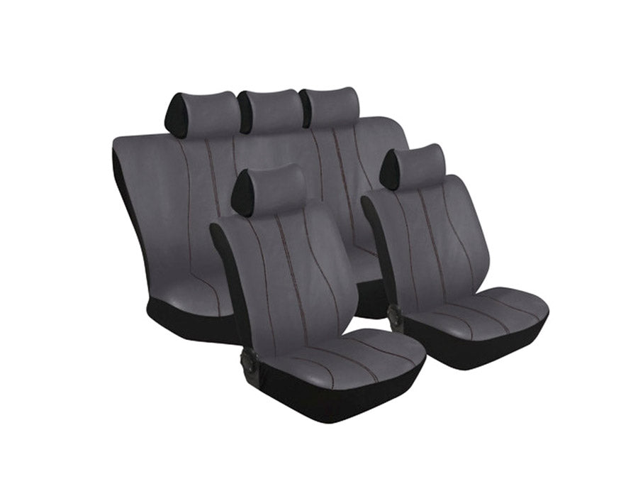 Stingray Galaxy 11-Piece Car Seat Cover Set Grey Black