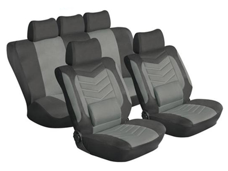 Stingray Grandeur 11-Piece Car Seat Cover Set Grey