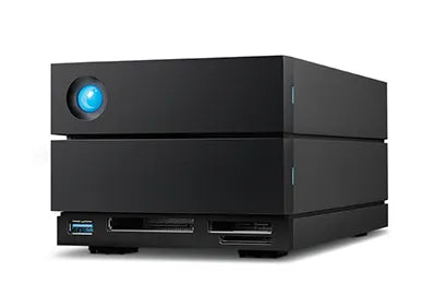 Seagate LaCie STLG20000400 2big Dock Thunderbolt 3; 20TB; Dual Thunderbolt 3 & DP ports for 2x4K or 1x 8K diplays; RAID; USB3.2;